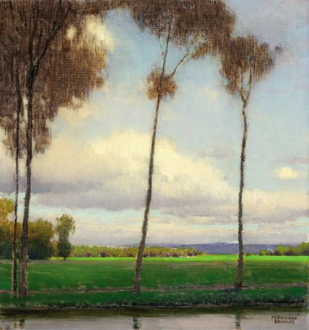 brunner ferdinand sommerstimmung am fluss